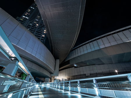Junction in Japan Night viewの写真素材