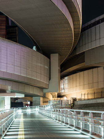 Junction in Japan Night viewの写真素材