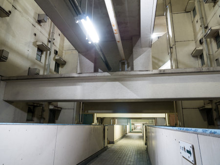 Housing complex Night Viewのeditorial素材