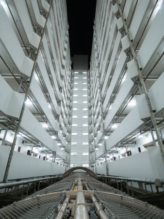 Housing complex Night Viewのeditorial素材