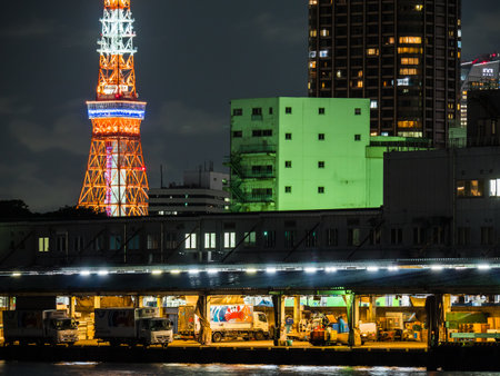 Tokyo Night viewのeditorial素材