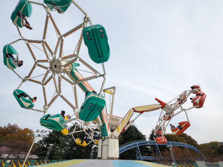 Amusement park in Japanのeditorial素材