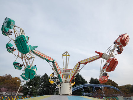 Amusement park in Japanのeditorial素材