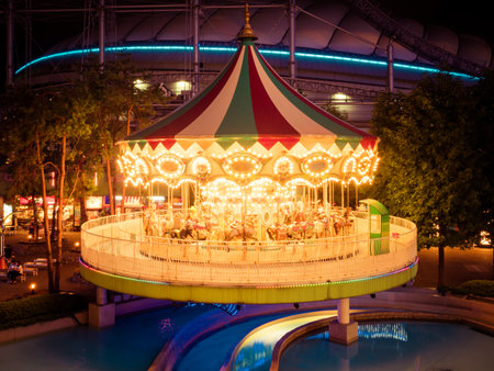 Amusement park in Japanのeditorial素材