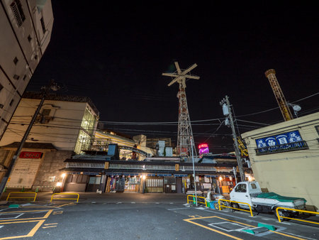 Amusement park in Japanのeditorial素材