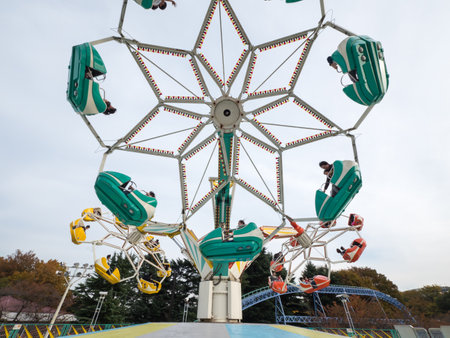Amusement park in Japanのeditorial素材