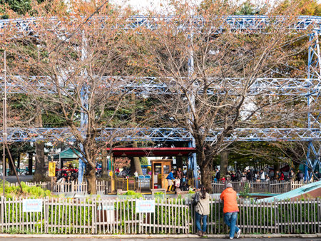 Amusement park in Japanのeditorial素材