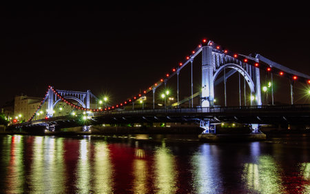 Bridge in Japan Night viewのeditorial素材