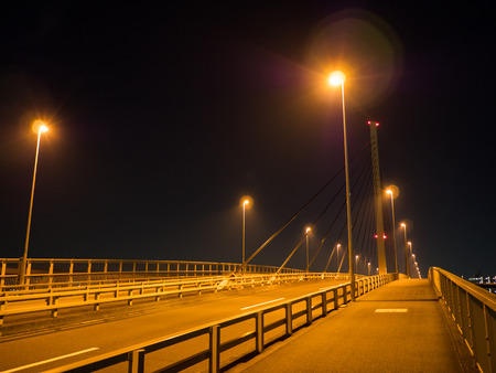Bridge in Japan Night viewの写真素材