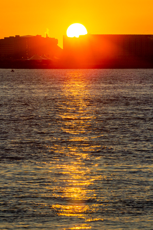 Evening landscapeの写真素材