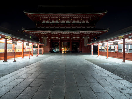 Japan Sensoji templeのeditorial素材