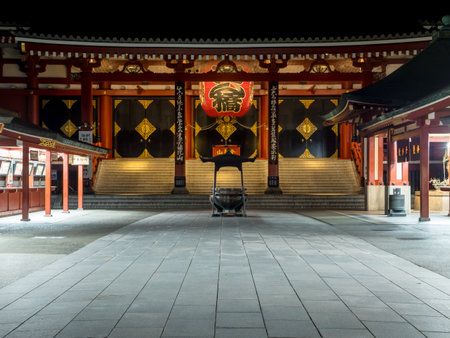 Japan Sensoji templeのeditorial素材