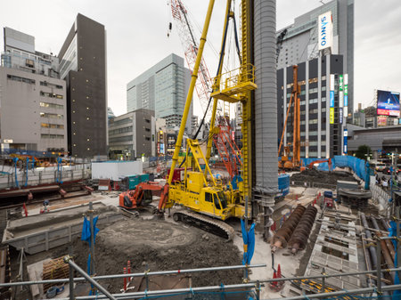 Tokyo shibuya landscapeのeditorial素材
