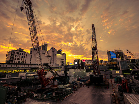 Tokyo shibuya landscapeのeditorial素材