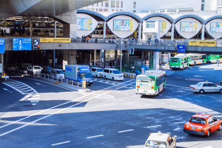 Tokyo shibuya landscapeのeditorial素材