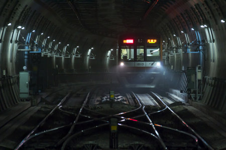 Japanese subwayのeditorial素材