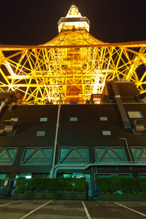 Tokyo Tower Night Viewのeditorial素材