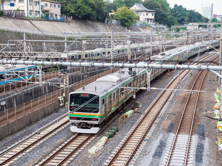 Japanese railwayのeditorial素材