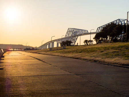 Tokyo Gate Bridge Evening Scenery