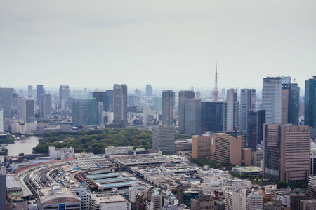 Observation room in Japanのeditorial素材