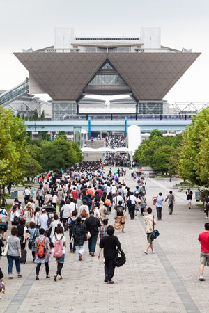 Tokyo big siteのeditorial素材