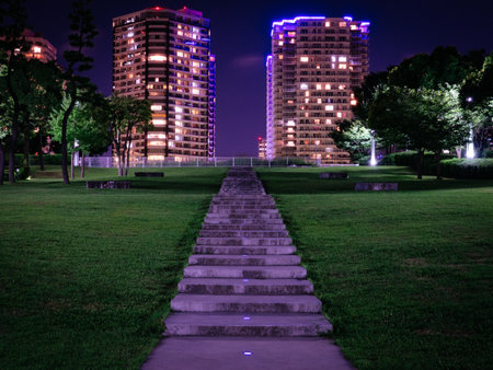 Japan Night viewのeditorial素材