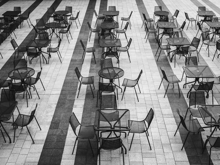 Chair and tableの写真素材