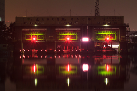 Japan Night viewの写真素材
