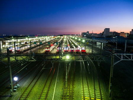 Vehicle base Night viewのeditorial素材