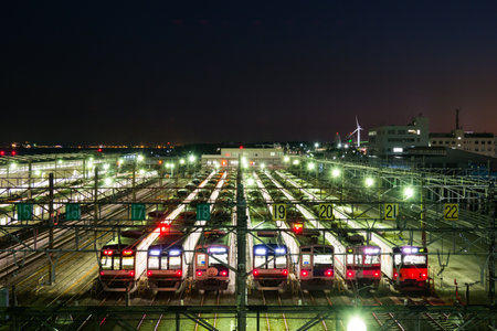 Vehicle base Night viewのeditorial素材