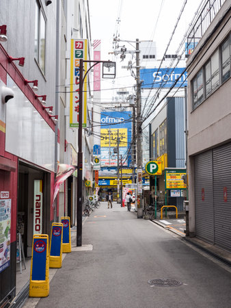 Japanese Osaka landscapeのeditorial素材