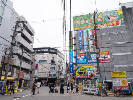 Japanese Osaka landscapeのeditorial素材