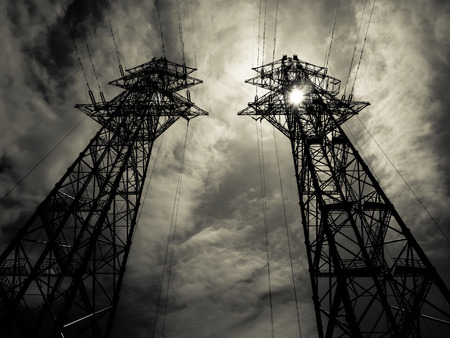 Steel towerの写真素材