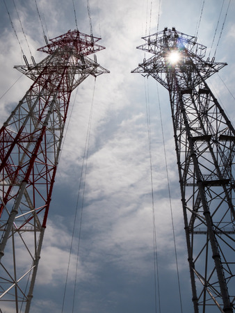 Steel towerの写真素材