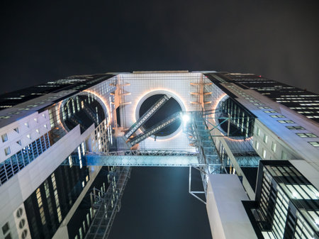 Umeda Sky Building Night Viewのeditorial素材