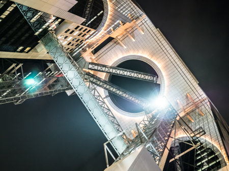 Umeda Sky Building Night Viewのeditorial素材