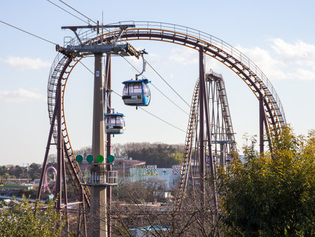 Amusement park in Japanのeditorial素材