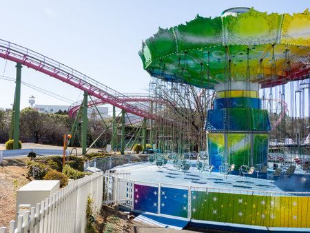 Amusement park in Japanのeditorial素材