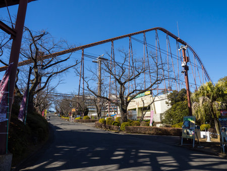 Amusement park in Japanのeditorial素材