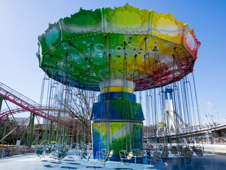 Amusement park in Japanのeditorial素材