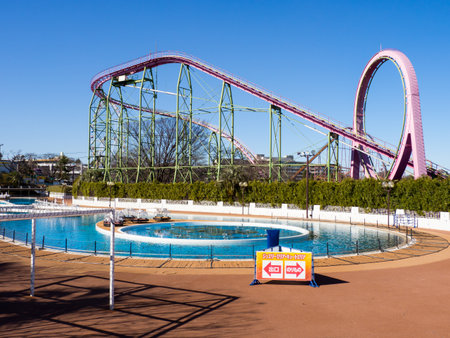 Amusement park in Japanのeditorial素材