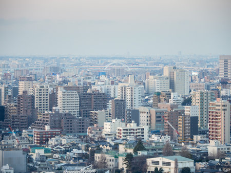 Observation room in Japanのeditorial素材