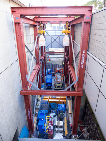 Construction siteのeditorial素材