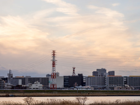 Arakawa riverbedのeditorial素材
