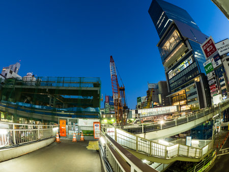 Japan Tokyo Shibuyaのeditorial素材
