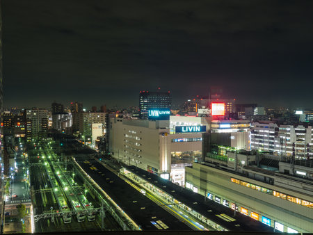 Japan Night viewのeditorial素材