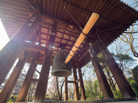 Japanese Temple bellのeditorial素材