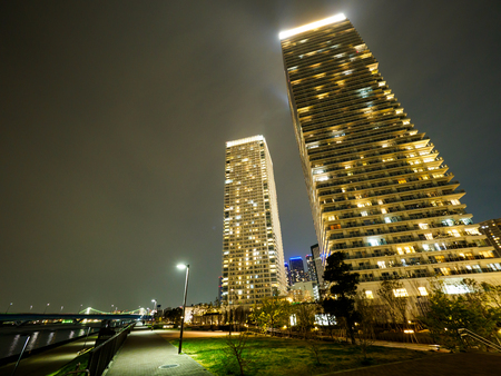 Japan Night viewの写真素材