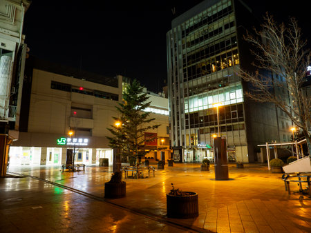 Tokyo Akihabara night viewのeditorial素材