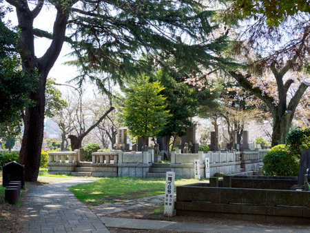Japanese tombのeditorial素材